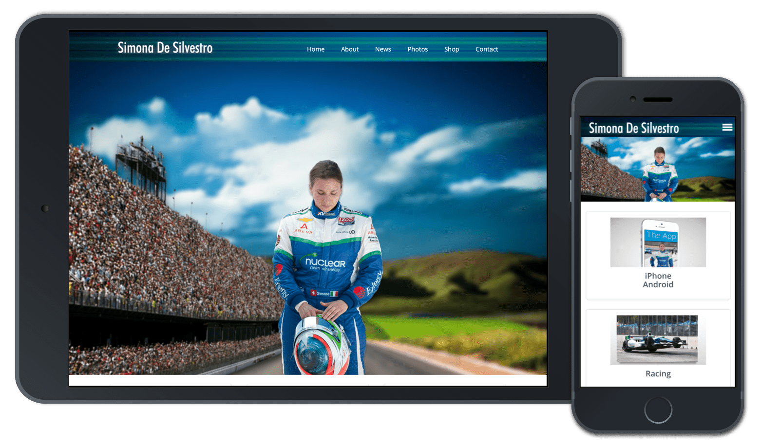 IndyCar Driver Simona De Silvestro's portfolio preview